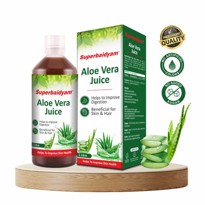 Aloevera Juice 1 L I Helps to Improve Digestion, Rejuvenates Skin and Hair