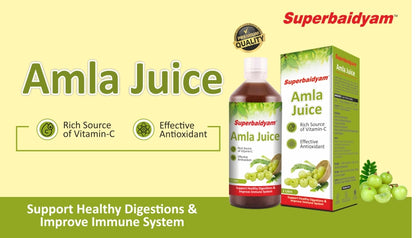 Amla Juice 1 L I Enriched Vitamin C I Natural Immunity Booster