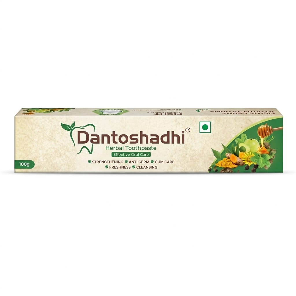 Dantoshadhi Herbal Toothpaste 100g I Safe & Effective