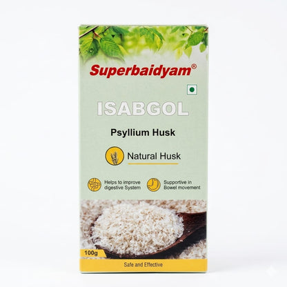 Isabgol Psyllium Husk 100g I 100% Natural I Rich Source of Natural Fiber To Relieve Constipation