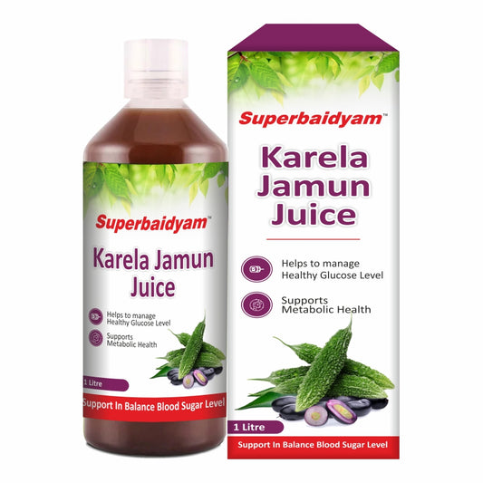 Karela Jamun Juice 1 L I Helps to Manage Healthy Glucose Level