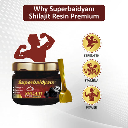 Shilajit Resin Premium 20g I Rich in Fulvic Acid I 100% Ayurvedic